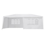 NNEDSZ Gazebo Outdoor Marquee Wedding Gazebos Party Tent Camping White 3x6m