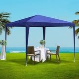NNEDSZ 3x3m Tent Marquee Party Wedding Event Canopy Camping Blue