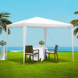 NNEDSZ 3x3m Tent Marquee Party Wedding Event Canopy Camping White