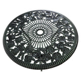 NNEDSZ Outdoor Furniture Chairs Table 3pc Aluminium Bistro Green