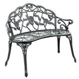 NNEDSZ Victorian Garden Bench - Green
