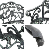 NNEDSZ Victorian Garden Bench - Green