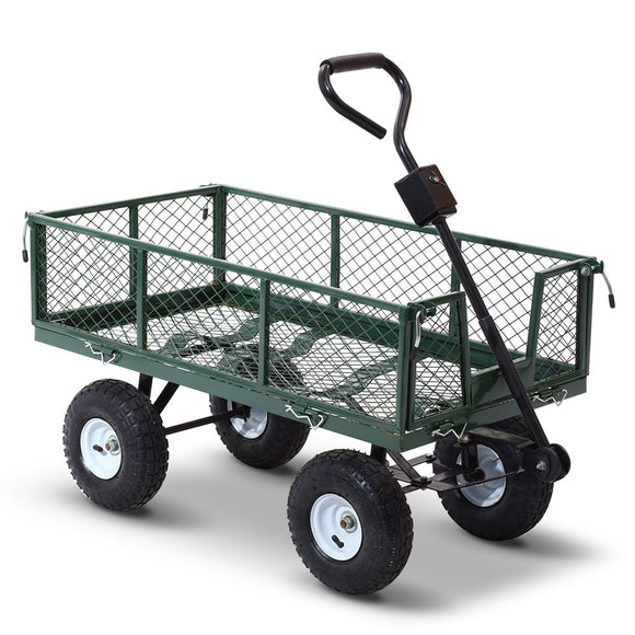 NNEDSZ Garden Steel Cart - Green