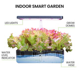 NNEMB 12 Pod Indoor Hydroponic Growing System-with Water Level Window & Pump-Black