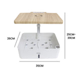 NNEMB 12 Pod Indoor Hydroponic Growing System-with Water Level Window & Pump-White