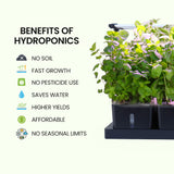 NNEMB 20 Pod Indoor Hydroponic Growing System-with Water Level Window