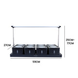 NNEMB 20 Pod Indoor Hydroponic Growing System-with Water Level Window