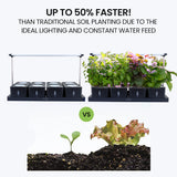 NNEMB 20 Pod Indoor Hydroponic Growing System-with Water Level Window