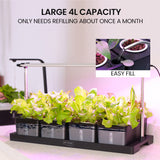 NNEMB 20 Pod Indoor Hydroponic Growing System-with Water Level Window