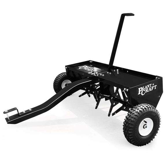 NNEMB Tow Behind Plug Lawn Aerator 1m (40) Wide-Universal Hitch for Ride on Mower-Garden Tractor