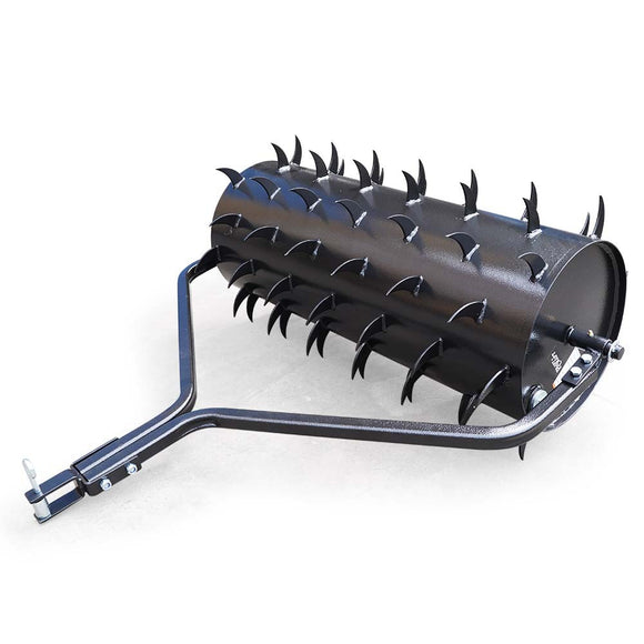 NNEMB Tow Behind Lawn Roller Spike Aerator 36 Wide-Universal Hitch for Ride on Mower-Garden Tractor