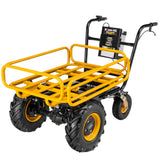 NNEMB 40V Battery Powered Material Handling Dumper Wheelbarrow Motorised Electric-300kg Capacity