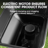 NNEMB Spreader 12V 36kg 30L Lawn Seed Fertiliser-for ATV-Ride on Mower-with Rain Cover