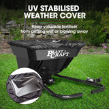 NNEMB Spreader 12V 36kg 30L Lawn Seed Fertiliser-for ATV-Ride on Mower-with Rain Cover