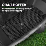 NNEMB Walk Behind Broadcast Spreader 56kg 60L Seed Lawn Fertiliser