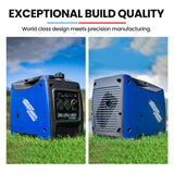 NNEMB Inverter Generator 3500W Max 3200W Rated Trade Camping Home-Blue