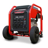 NNEMB Inverter Generator 4kW Peak 3.5kW Rated Portable Petol Construction Camping Wheels