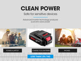 NNEMB 1.0kW Peak 0.8kW Rated Portable Open-Frame Inverter Generator