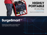 NNEMB 3.5kW Peak 3.1kW Rated Portable Open-Frame Inverter Generator