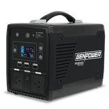 NNEMB 500W/1000W 41Ah 615Wh Portable Lithium Power Station Solar Generator Camping Off Grid Supply System