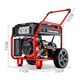 NNEMB 8.4kW Peak 6kW Rated Generator Single-Phase Petrol-Portable RCD