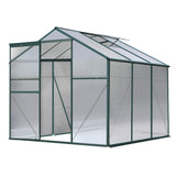 NNEDSZ Greenhouse Aluminum Green House Garden Shed Polycarbonate 1.9x1.9M
