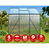 NNEDSZ Greenhouse Aluminum Green House Garden Shed Polycarbonate 1.9x1.9M