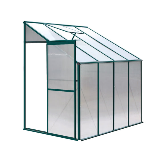 NNEDSZ Greenhouse Aluminium Green House Garden Polycarbonate 2.52x1.27M