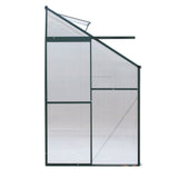 NNEDSZ Greenhouse Aluminium Green House Garden Polycarbonate 2.52x1.27M