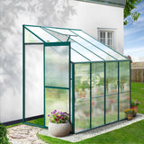 NNEDSZ Greenhouse Aluminium Green House Garden Polycarbonate 2.52x1.27M