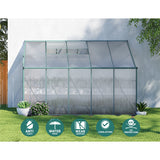 NNEDSZ Greenhouse Aluminium Green House Garden Shed Polycarbonate 3x1.27M