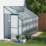 NNEDSZ Greenhouse Aluminium Green House Garden Shed Polycarbonate 3x1.27M