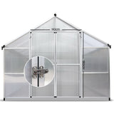 NNEDSZ Greenhouse Aluminium Green House Garden Shed Greenhouses 3.7x2.5M