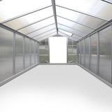 NNEDSZ Greenhouse Aluminium Green House Garden Shed Greenhouses 3.7x2.5M