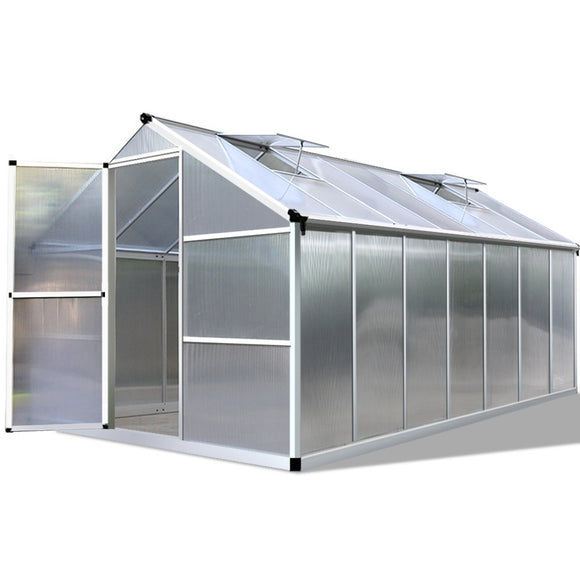 NNEDSZ Greenhouse Aluminium Green House Garden Shed Greenhouses 4.22x2.5M
