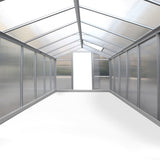 NNEDSZ Greenhouse Aluminium Green House Garden Shed Greenhouses 4.22x2.5M