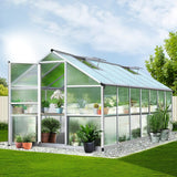 NNEDSZ Greenhouse Aluminium Green House Garden Shed Greenhouses 4.22x2.5M