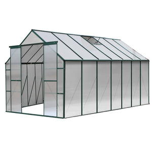 NNEDSZ Aluminium Greenhouse Green House Garden Polycarbonate 4.43X2.44M