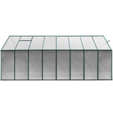 NNEDSZ Aluminium Greenhouse Polycarbonate Green House Garden Shed 5.1x2.44M