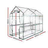 NNEDSZ Greenfingers Greenhouse Garden Shed Green House 1.9X1.2M Storage Greenhouses Clear