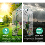 NNEDSZ Greenfingers Greenhouse Garden Shed Green House 1.9X1.2M Storage Greenhouses Clear