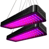 NNEDSZ Set of 2 LED Grow Light Kit Hydroponic System 2000W Full Spectrum Indoor