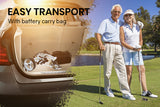 NNEMB 12V 24Ah Lithium Battery for Electric Golf Buggy