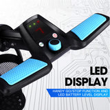 NNEMB Golf Buggy Electric Trolley Automatic Motorised Foldable Cart LED Black