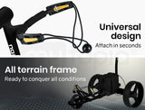 NNEMB 500W Electric Golf Buggy Twin Motor-Drink and Umbrella Holder-Black