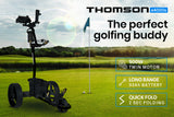 NNEMB 500W Electric Golf Buggy Twin Motor-Drink and Umbrella Holder-Black
