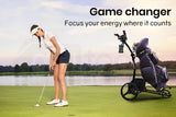 NNEMB 500W Electric Golf Buggy Twin Motor-Drink and Umbrella Holder-Black