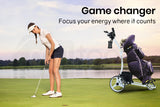 NNEMB 500W Electric Golf Buggy Twin Motor-Drink and Umbrella Holder-White