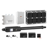 NNEDSZ 40W Swing Gate Opener Auto Solar Power Electric Remote Control 600KG