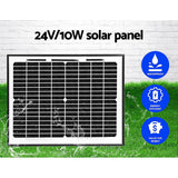 NNEDSZ Automatic Full Solar Power Swing Gate Opener Kit 600KG